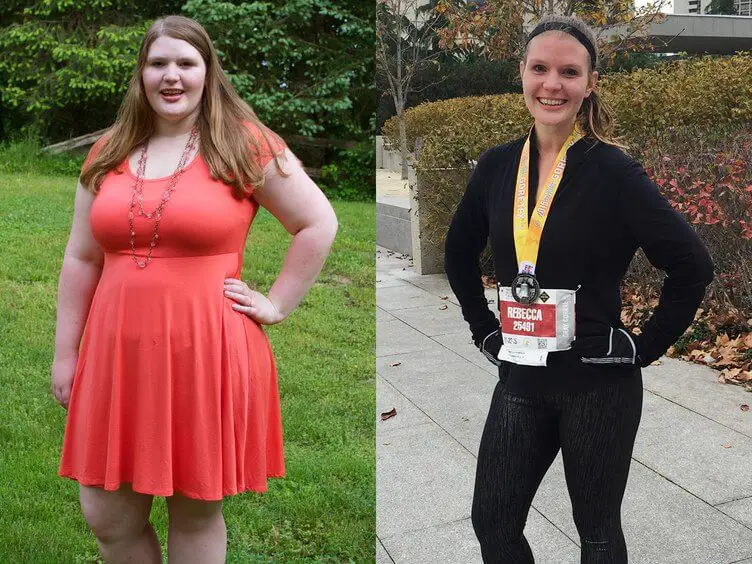 Running To Lose Weight Before and After Photos