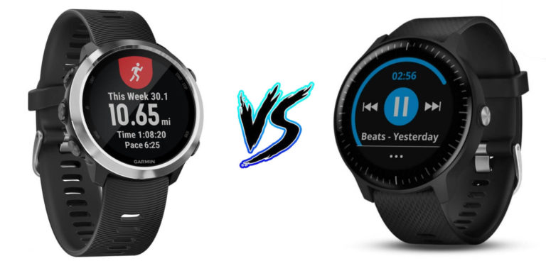 compare forerunner 645 and vivoactive 3