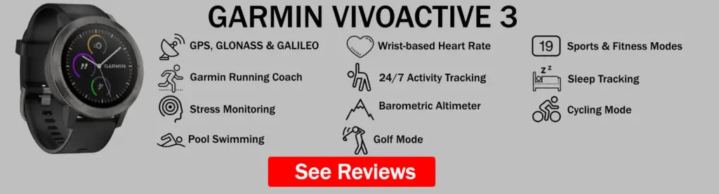 Garmin Vivoactive 3 Features Summary