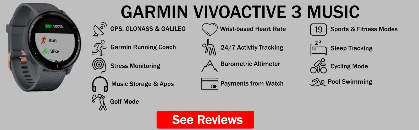garmin smartwatch comparison table