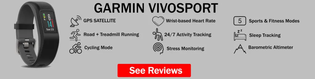 Garmin Vivosport Features Summary
