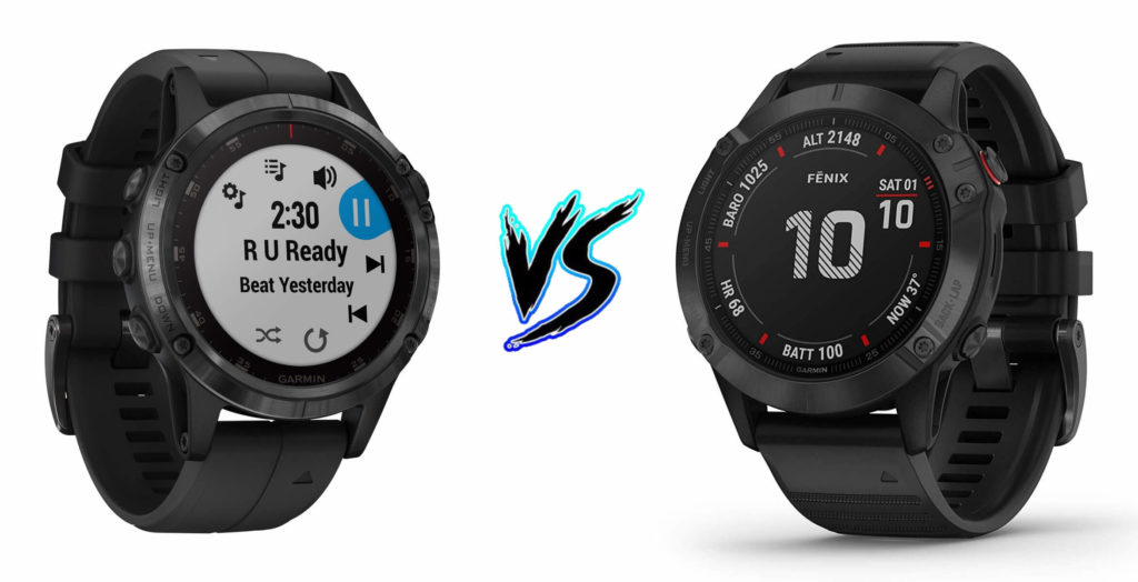 what is the difference between garmin fenix 5 and 6