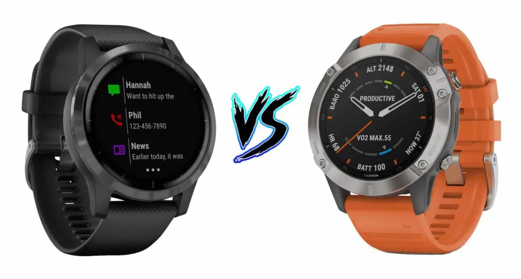compare garmin vivoactive