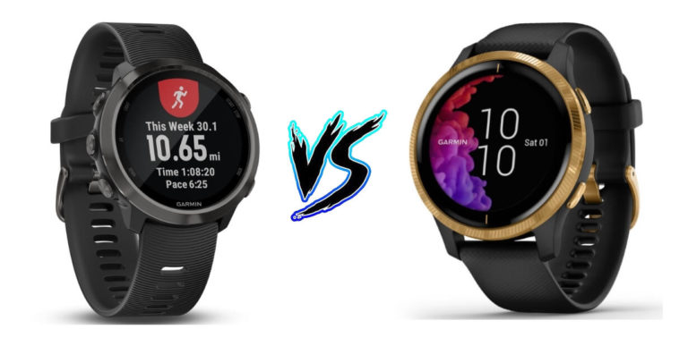 compare forerunner 645 and vivoactive 3