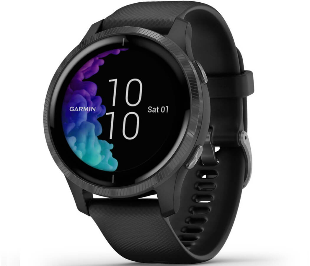 garmin venu running screen