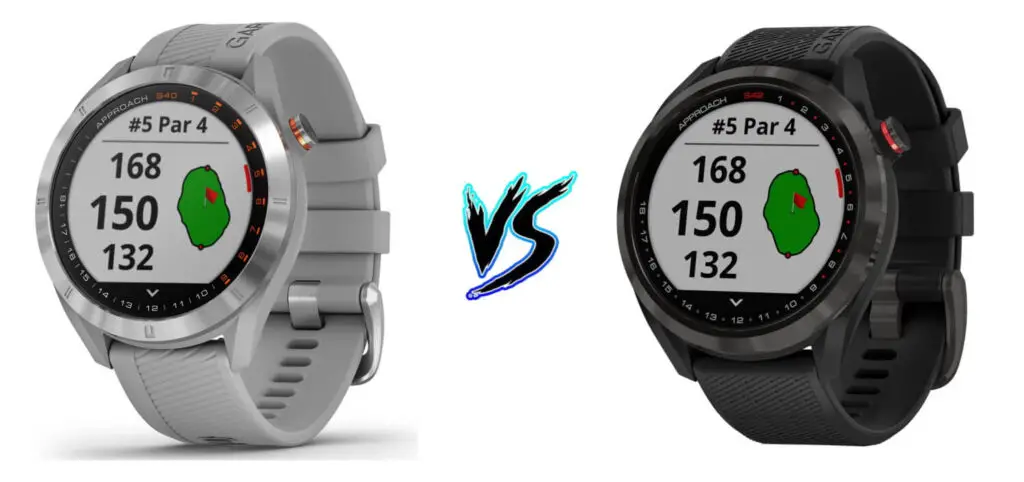 garmin golf watches comparison chart